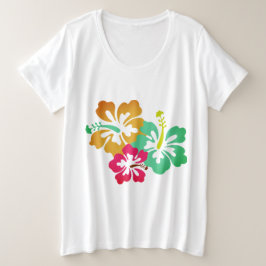 Hawaiian Print T Shirt