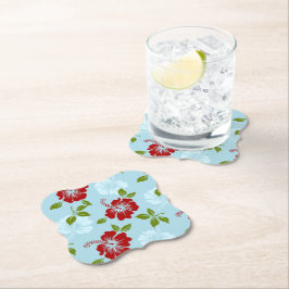 Hawaiian Print Underlägg Papper