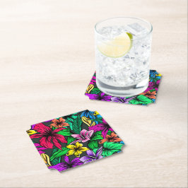 Hawaiian Print Underlägg Papper