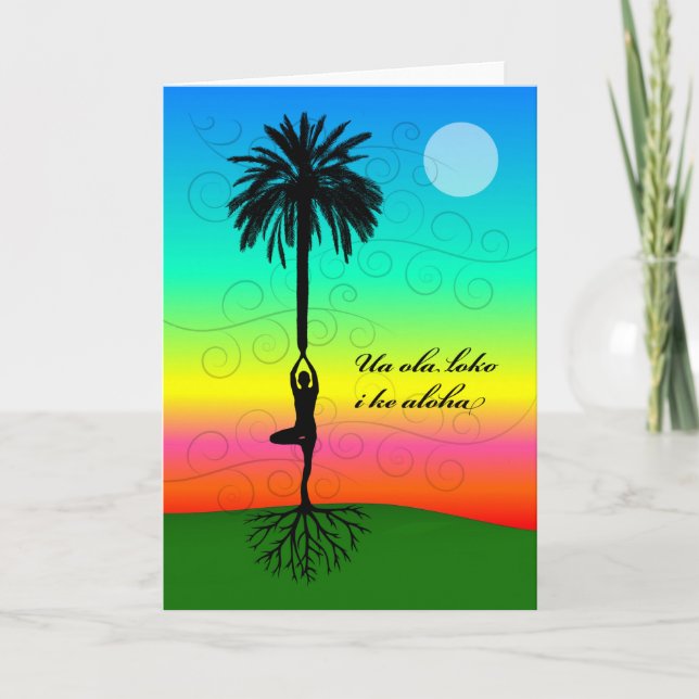 Hawaiian Proverb, Kärlek ge bor i Kort (Framsida)