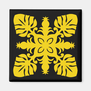 HAWAIIAN QUILT magnet-ananas Magnet
