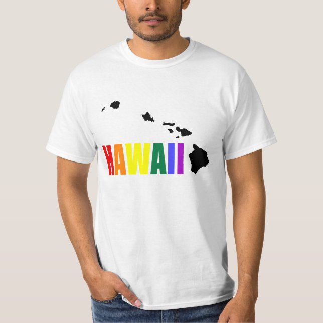 Hawaiian Rainbow 2 T-shirt (Framsida)