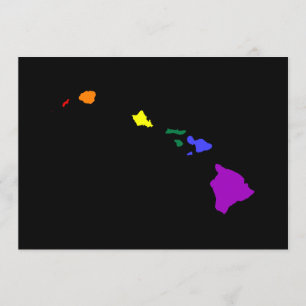 Hawaiian Rainbow Inbjudningar