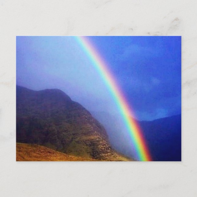 Hawaiian Rainbow Postcard Vykort (Framsida)