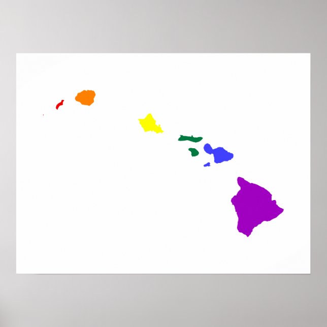 Hawaiian Rainbow Poster (Framsidan)