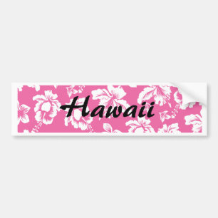 Hawaiian Rosa Flower Bildekal