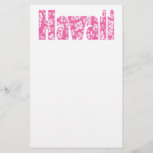 Hawaiian Rosa Flower Brevpapper