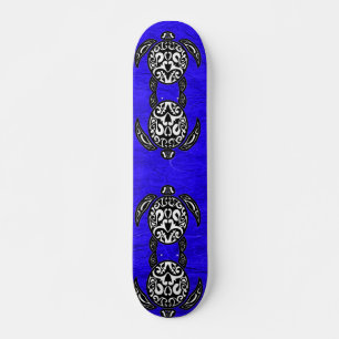 Hawaiian Sea Turtle Cruiser Anpassningsbar Pro Lon Old School Skateboard Bräda 21,6 Cm