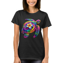 Hawaiian Sea Turtle Tie-Dye Hawaii Vacation Beach