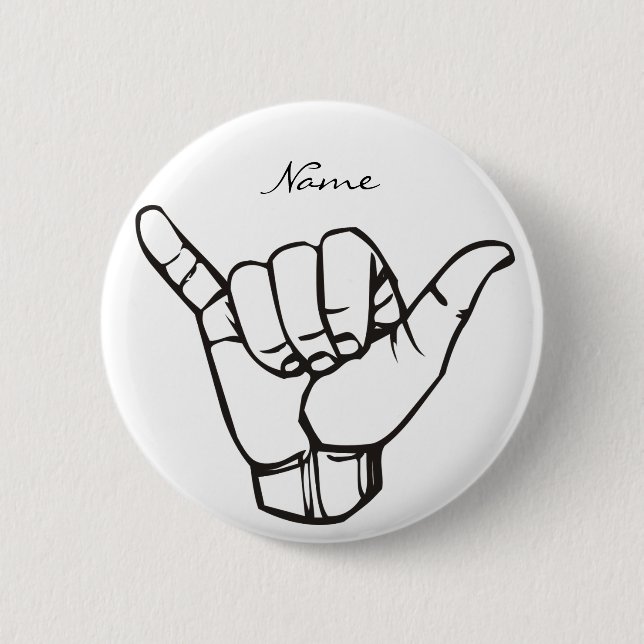 Hawaiian Shaka Brah Wave Thunder_Cove Knapp (Framsida)