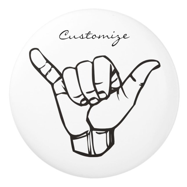 Hawaiian Shaka Brah Wave Thunder_Cove Knopp (Framsidan)