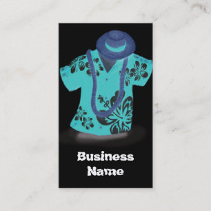 Hawaiian shirt Affärskort Visitkort