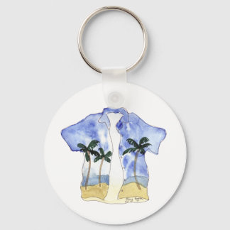 Hawaiian Shirt Keychain Nyckelring