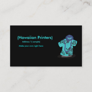 Hawaiian Shirt-profilkort Visitkort