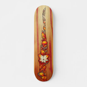 Hawaiian stil mini skateboard bräda 18,5 cm