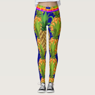 Hawaiian Stil Roligt Leggings