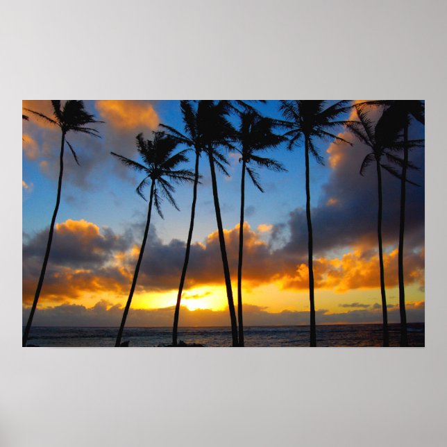 Hawaiian Sunrise Poster (Framsidan)
