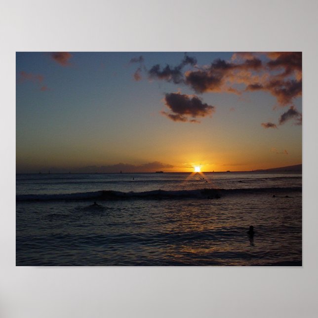 Hawaiian Sunset 4 Poster (Framsidan)
