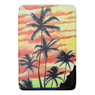 Hawaiian Sunset Coco Handflatan Badrumsmatta