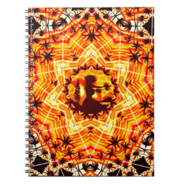 Hawaiian Sunset Hula Handflatan Anteckningsbok