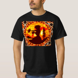 Hawaiian Sunset Hula Handflatan T Shirt