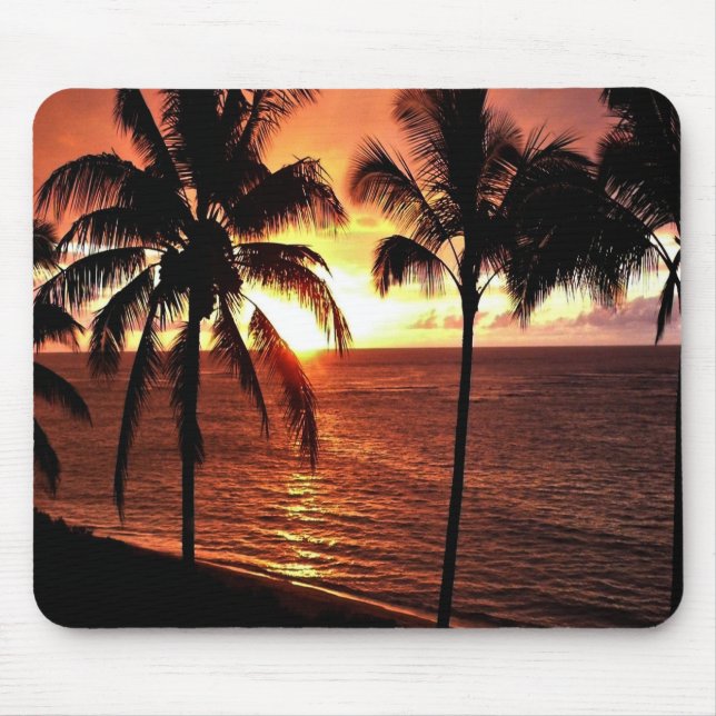 Hawaiian Sunset Mousepad Musmatta (Framsidan)