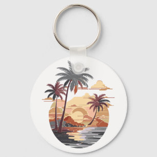 Hawaiian sunset nyckelring