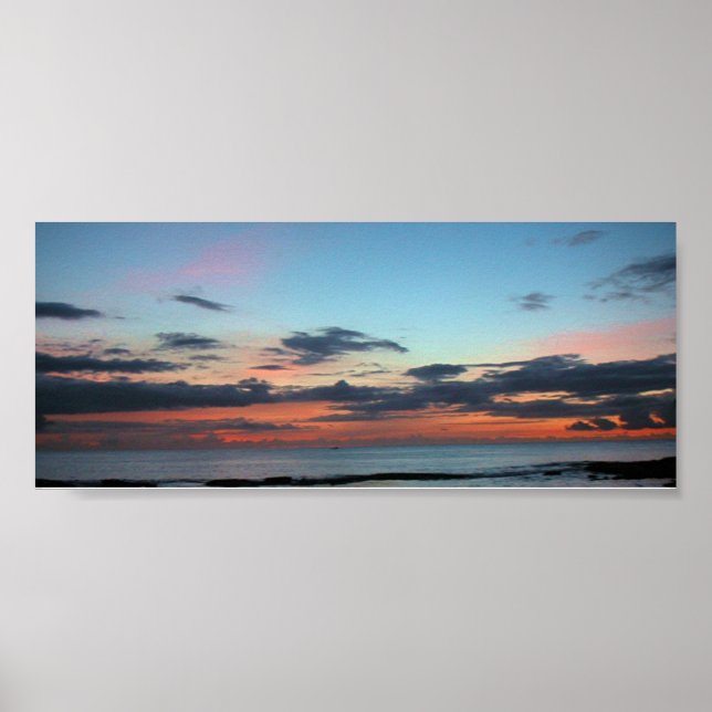 HAWAIIAN SUNSET POSTER (Framsidan)