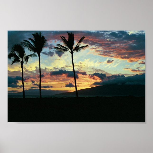 Hawaiian Sunset Poster (Framsidan)