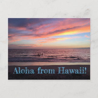 Hawaiian Sunset Vykort