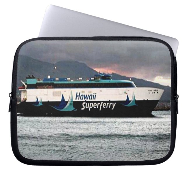 Hawaiian Superferry Electronics Bag Laptop Sleeve (Framsidan)