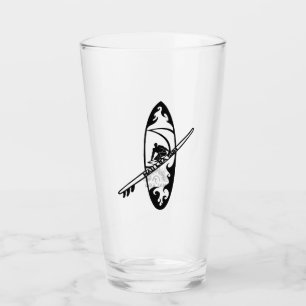 Hawaiian Surfa Guy Vatten Beer Glasses Glaskopp
