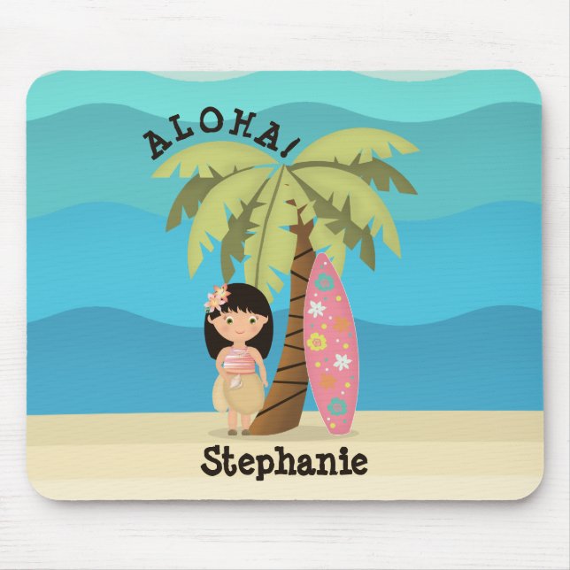 Hawaiian Surfartjejke Musmatta (Framsidan)