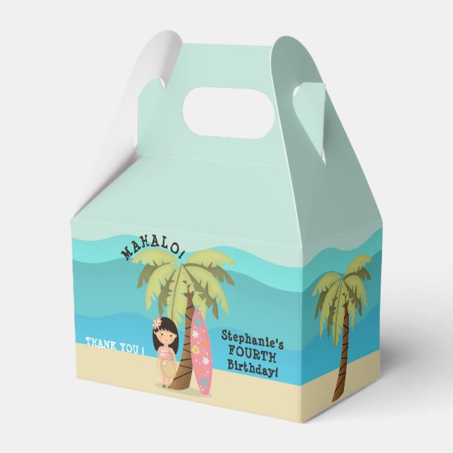 Hawaiian Surfartjejke Presentaskar (Framsidan Sidan)