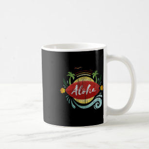 Hawaiian Surfers Vacation Aloha Hawaii Luau Costum Kaffemugg