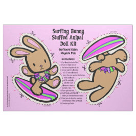 Hawaiian Surfing Bunny Doll Kit & Mjukisdjur Tyg