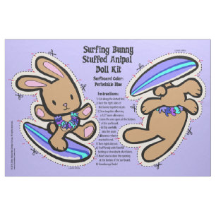 Hawaiian Surfing Bunny Doll Kit & Mjukisdjur Tyg