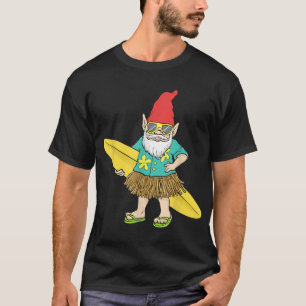 Hawaiian Surfing Gnome här idag Borta för Maui T Shirt