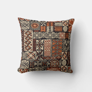Hawaiian Tapa: Tribal Patchwork Kudde