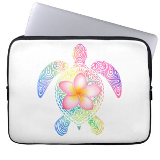 Hawaiian Tie Dye Sea Turtle T-shirt Laptop Fodral