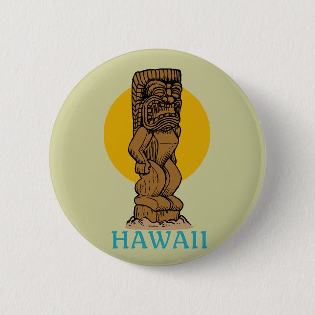Hawaiian Tiki Knapp (Framsida)