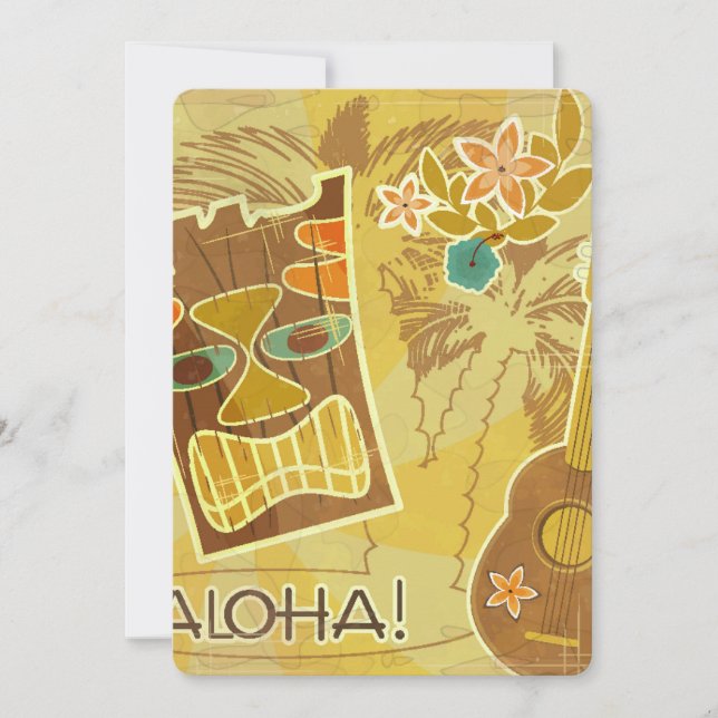 Hawaiian Tiki Mask (Framsida)