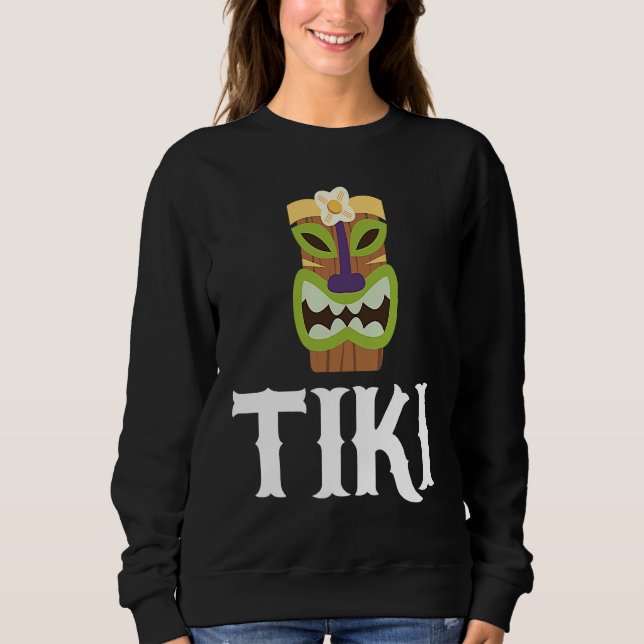 Hawaiian Tiki Pineapple Hawaii T Shirt (Framsida)