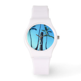 Hawaiian Tiki Statue Sporty Watch Armbandsur