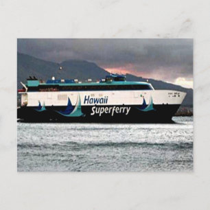 Hawaiian Toppen Ferry Postcard Vykort