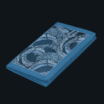 Hawaiian Traditional Ocean Blue Tapa Wallet<br><div class="desc">De hawaiiska öarnas skönhet och belägenhet känner inga gränser. Det är ett ställe och en kultur som omges av miljoner människor i hela världen. Fyll ditt hem med Aloha! Min butik har flera hawaiiska design, bland annat contemporary Hawaiian Quilt, traditionell tapa, mina exklusiv tapa och blommigt fusionsavtryck, Aloha-skjortans temavtryck och...</div>