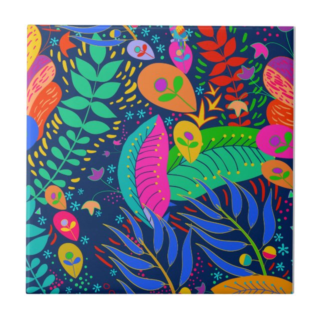 Hawaiian Tropical Jungle Kakelplatta (Framsidan)