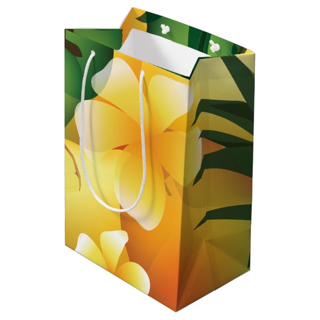 Hawaiian Tropical Luau Gift Bag M (Baksidan Vinklad)