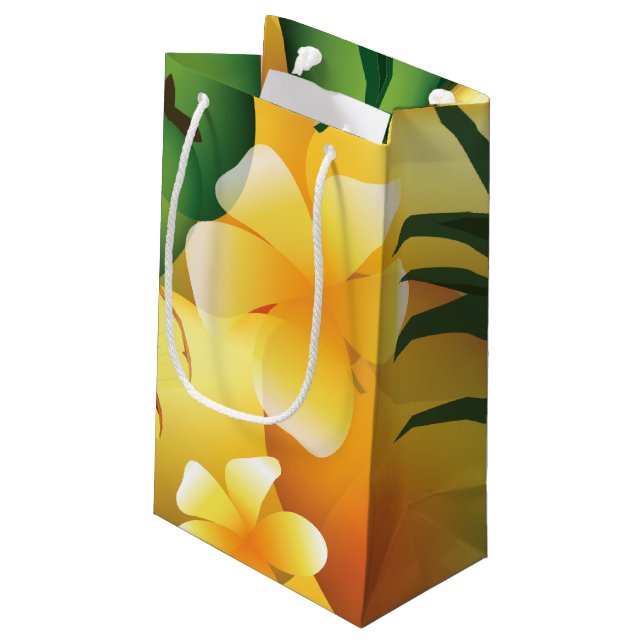 Hawaiian Tropical Luau Gift Bag Small (Baksidan Vinklad)