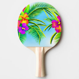 Hawaiian Tropical Seamless Mönster Pingisracket